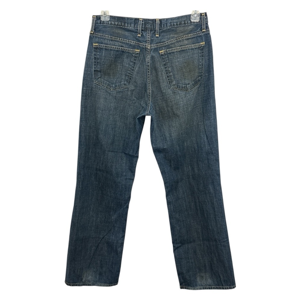 Mossimo Mossissue Men's Dark Blue Denim Jeans Size 33x32 Cotton Straight Leg